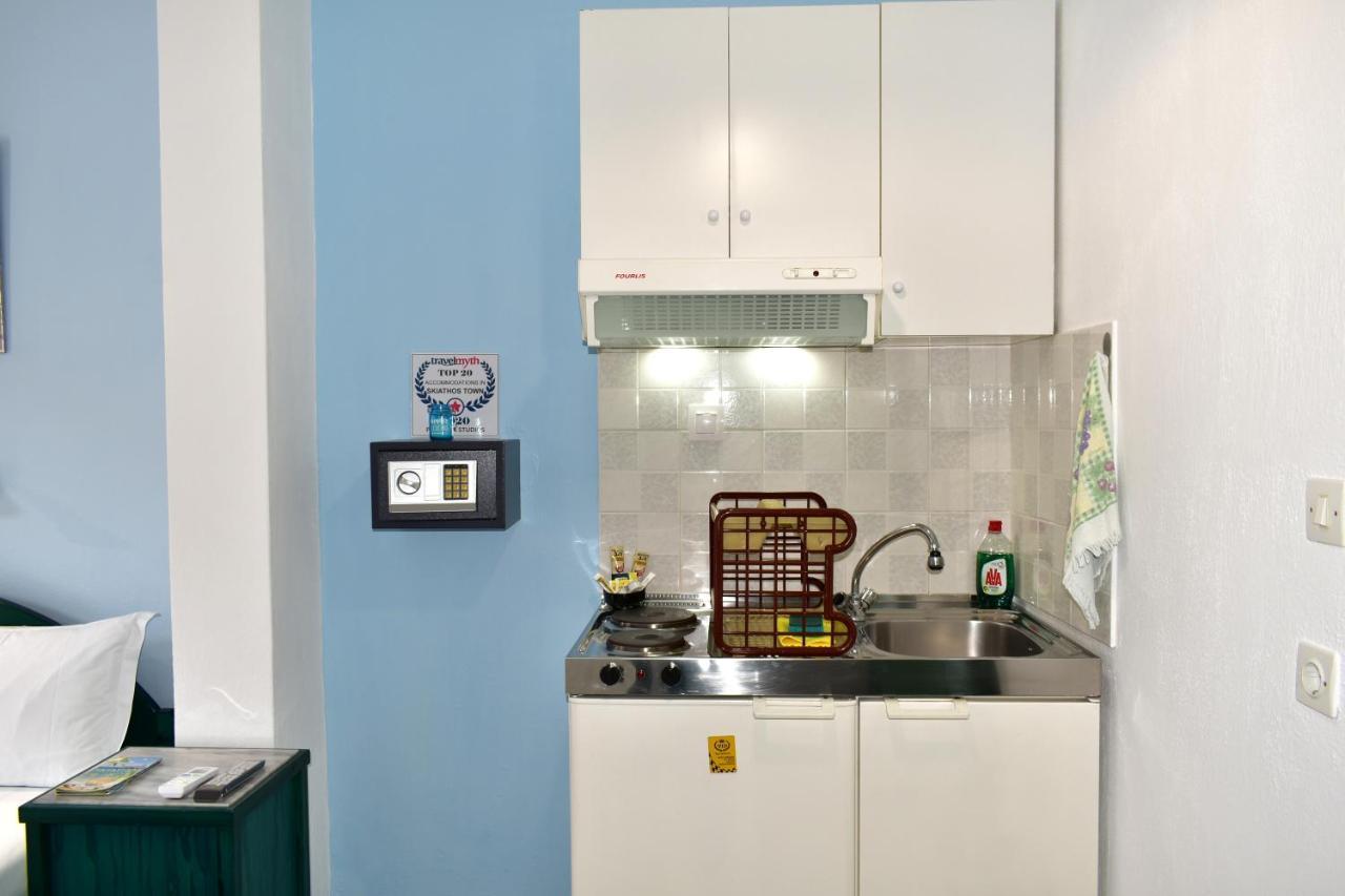 Pansion Pandora Apartment Skiathos Town Luaran gambar